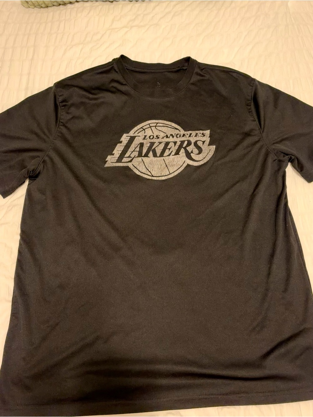 Los Angeles Lakers Black Short-Sleeve Logo Tee